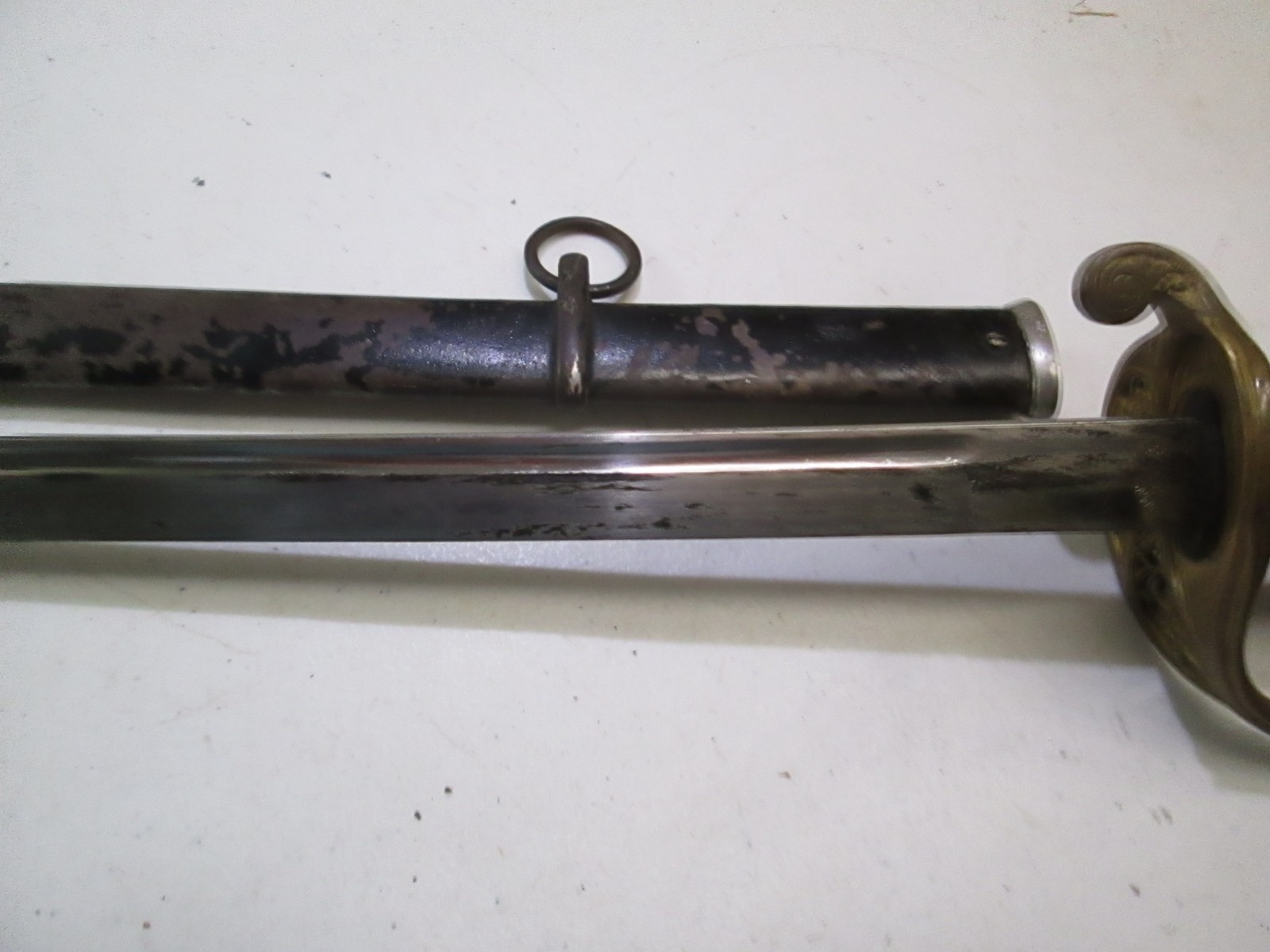 WWII JAPANESE POLICE OFFICERS PARADE SWORD MARKED TOKYO JAPAN SUYA WITH SCABBARD