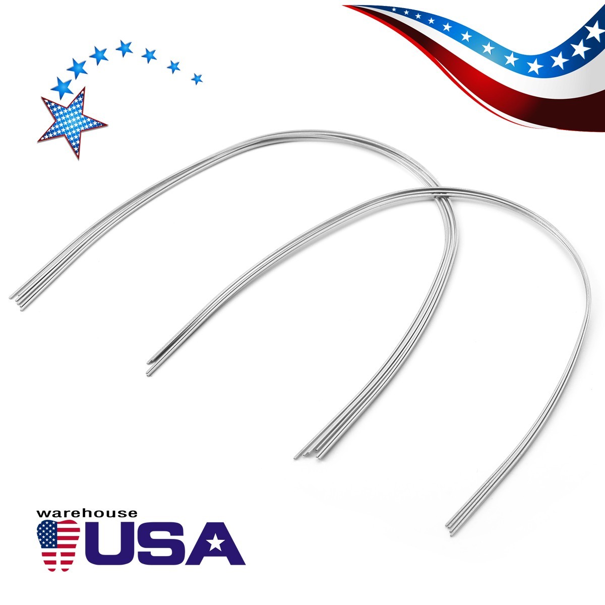 AZDENT Dental Ortho Braces Super Elastic Niti Ovoid Form Rectangular Arch Wires