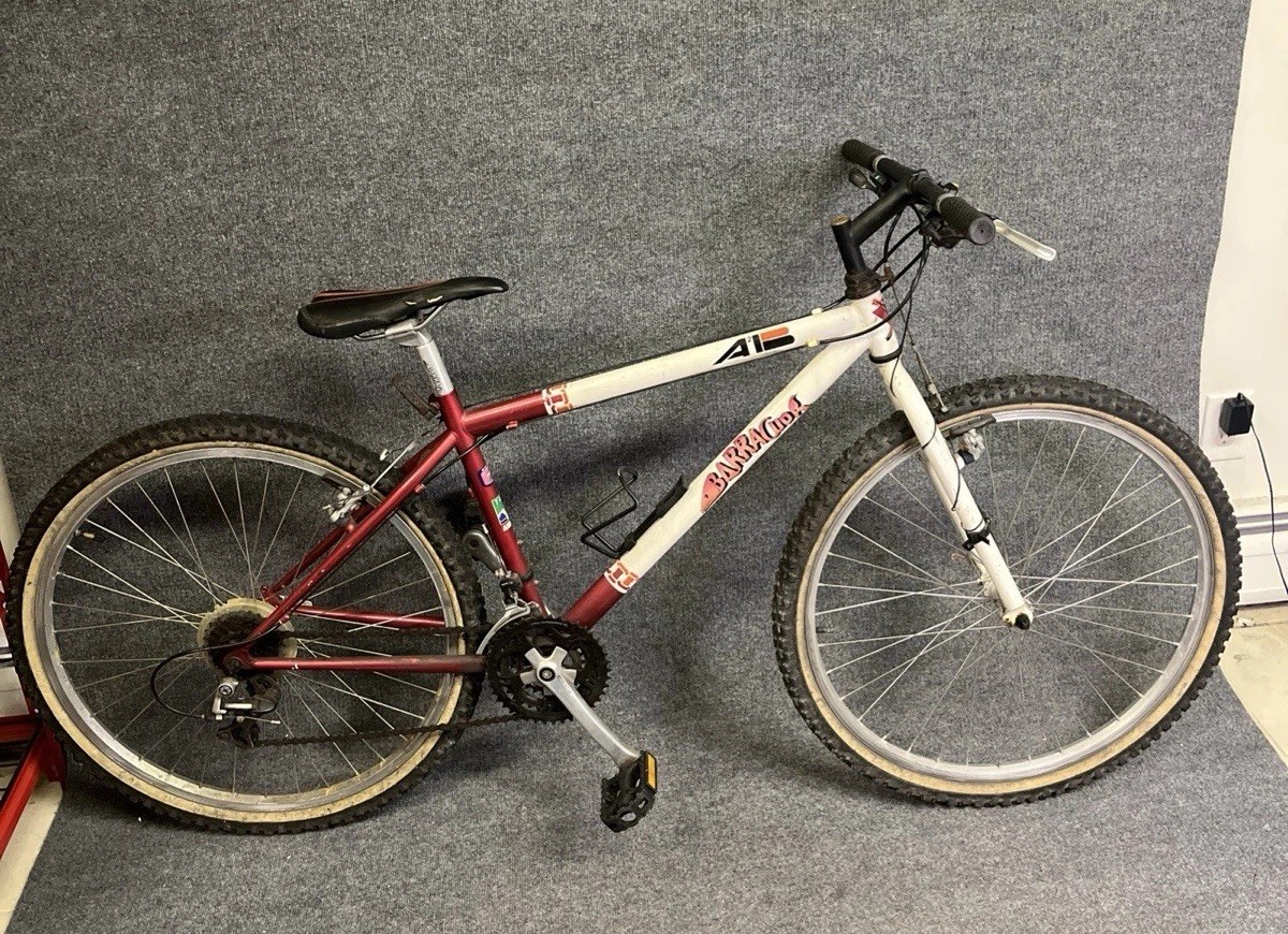 BARRACUDA A2B “TREE AMIGOS” Red/White MOUNTAIN BIKE OG DURANGO, CO RARE 1994