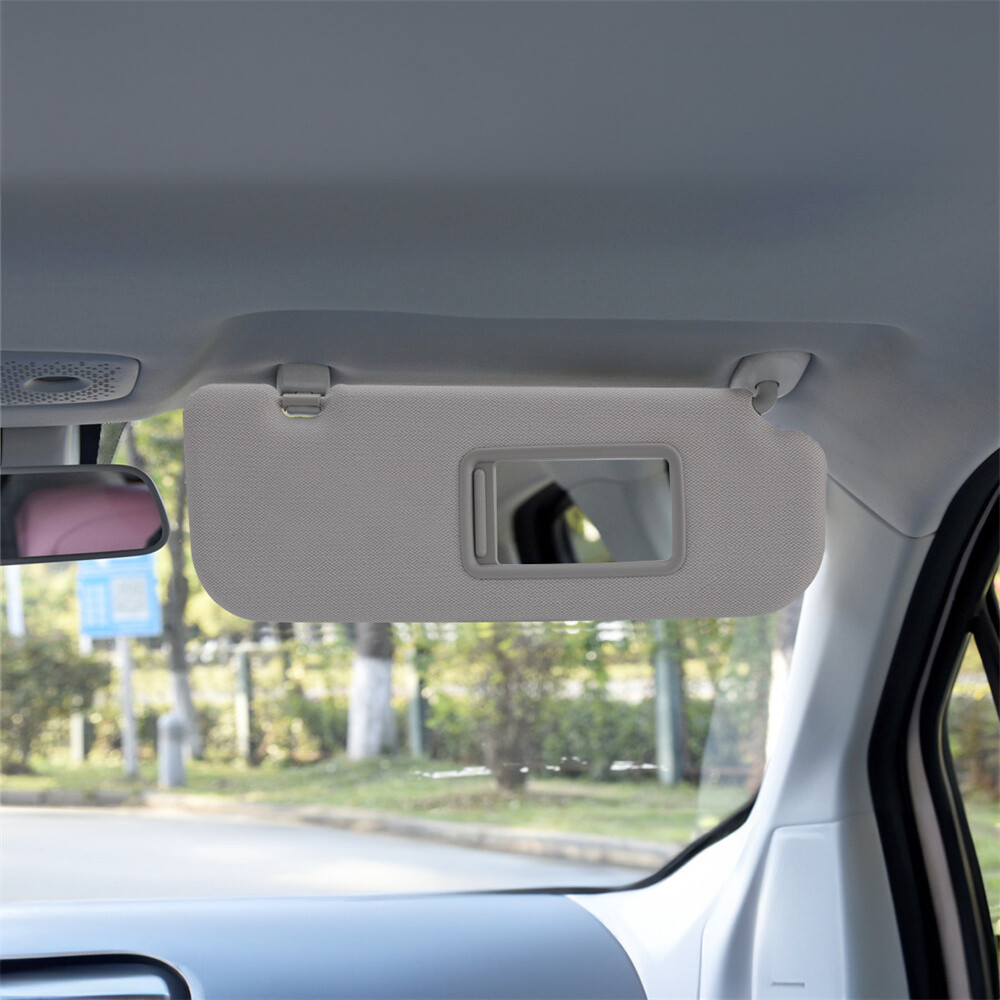 For 2011 2012-2015 Hyundai Elantra Gray Car Sun Visor Right + Left Side Pair US