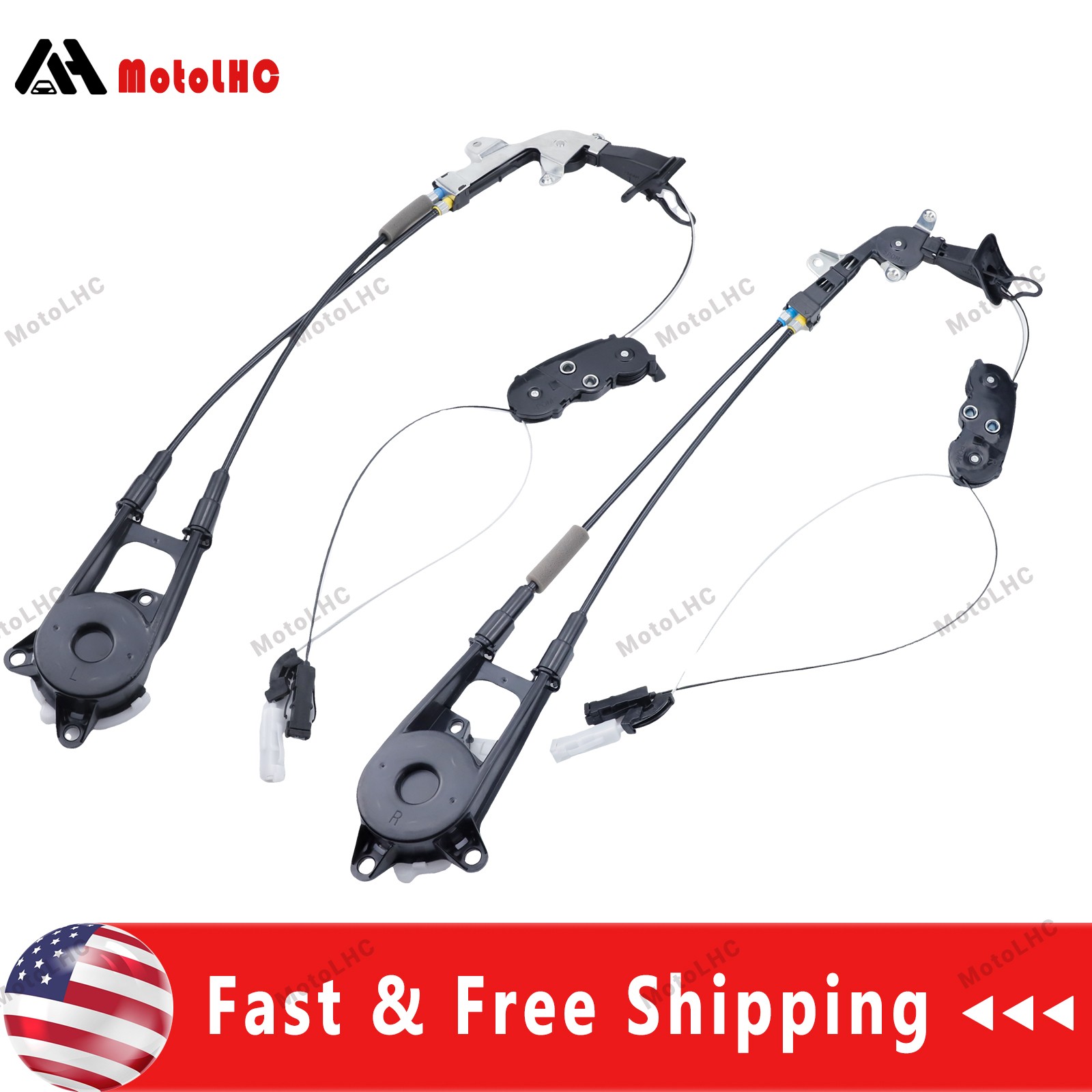 2PCS Power Sliding Door Cables 85016-08011, 85015-08011 for 11-20 Toyota Sienna