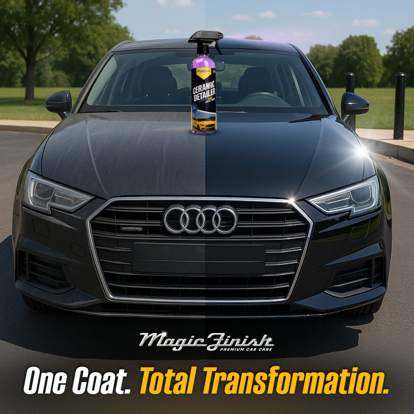 Ceramic Detailer (16 fl oz) – High-Gloss Ceramic Spray Coating for Sleek Finish