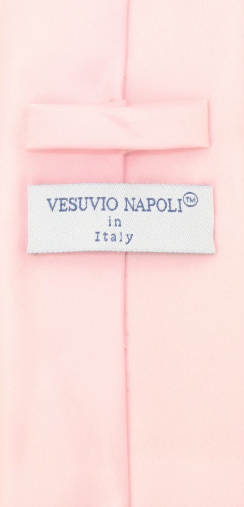 Vesuvio Napoli NeckTie Solid EXTRA LONG Color Men's XL Neck Tie 63 In. Tall Size