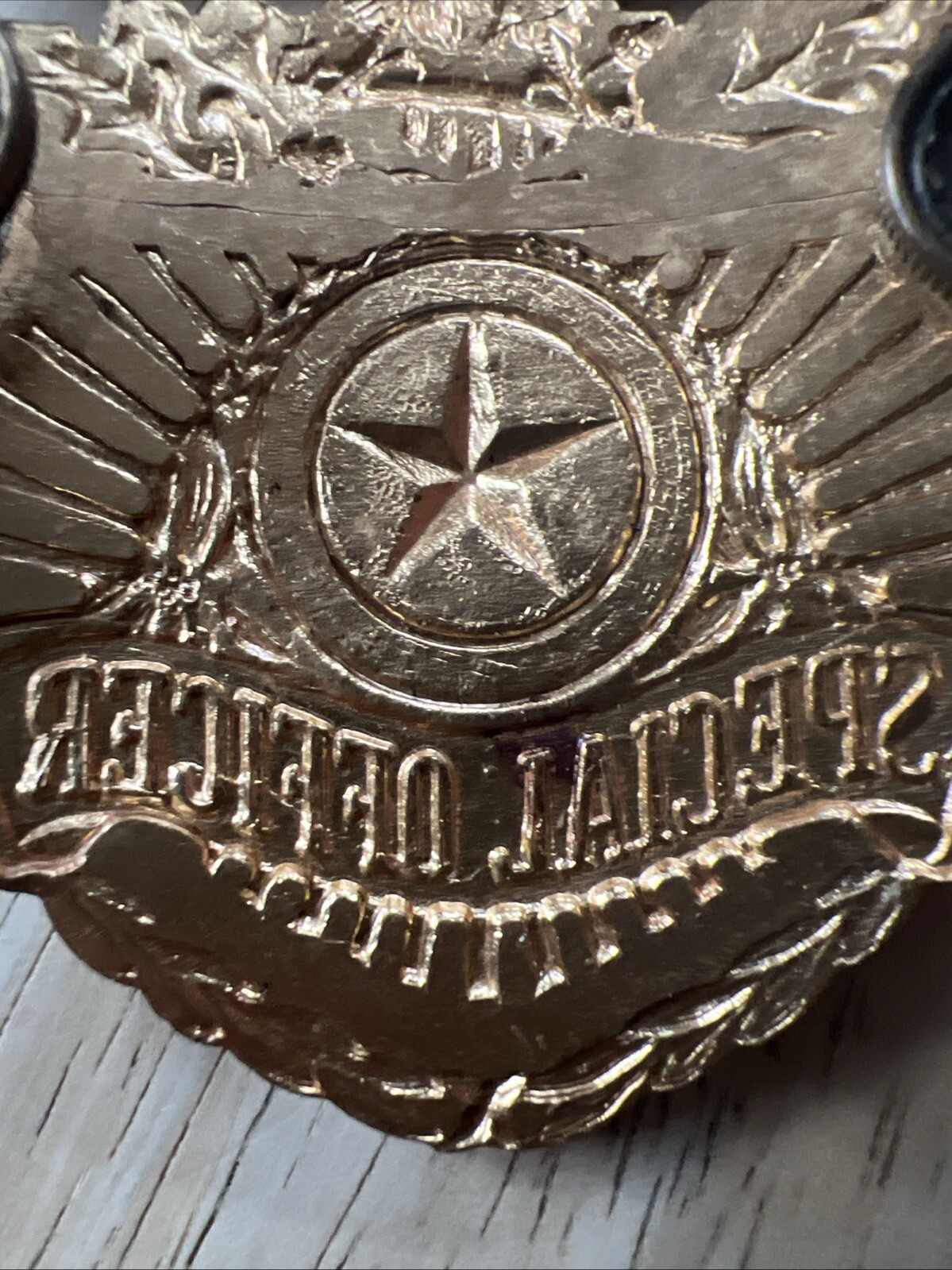 Vintage Double Screwback Special Hat Pin