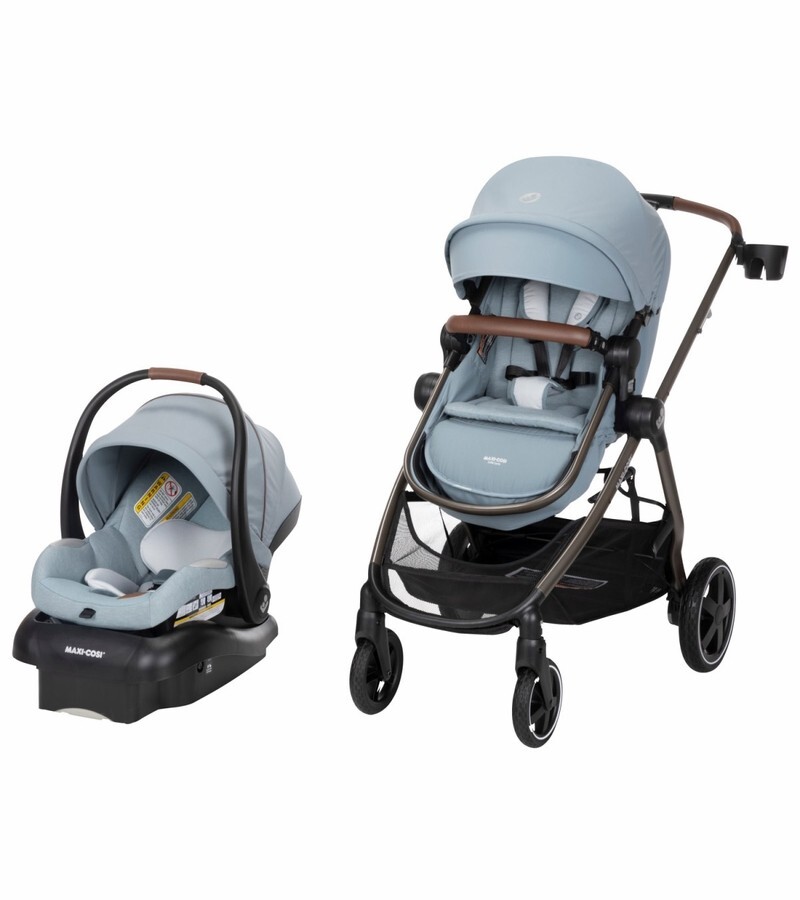 Maxi-Cosi Zelia Luxe Travel System - New Hope Gray - Brand New Creased Box