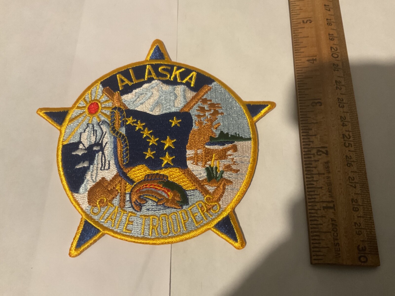 Alaska State Troopers collectable Patch Full Size and New