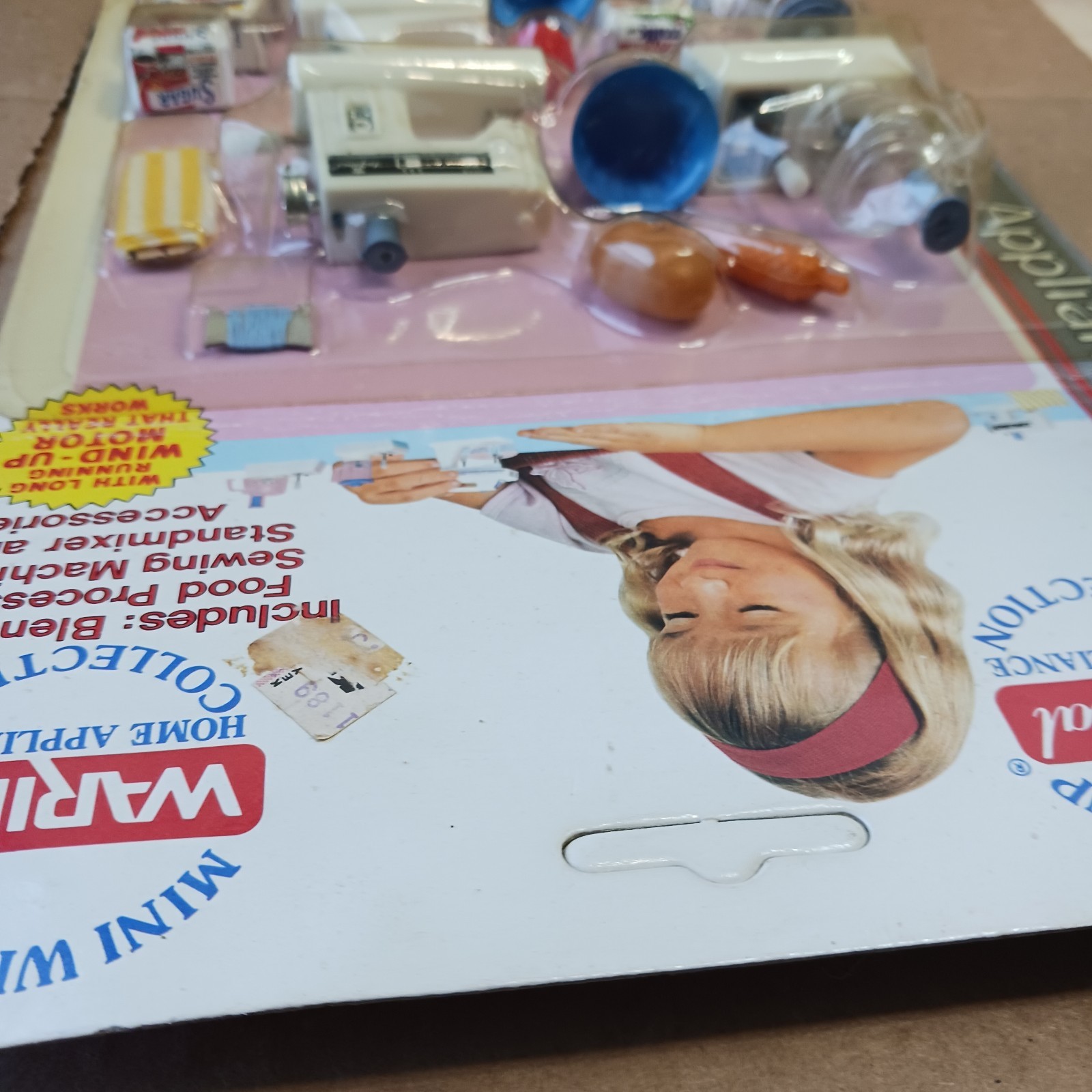 Vintage 1988 NOS Imperial Toy Corp. Mini Wind-Up Home Appliances Collection 6839