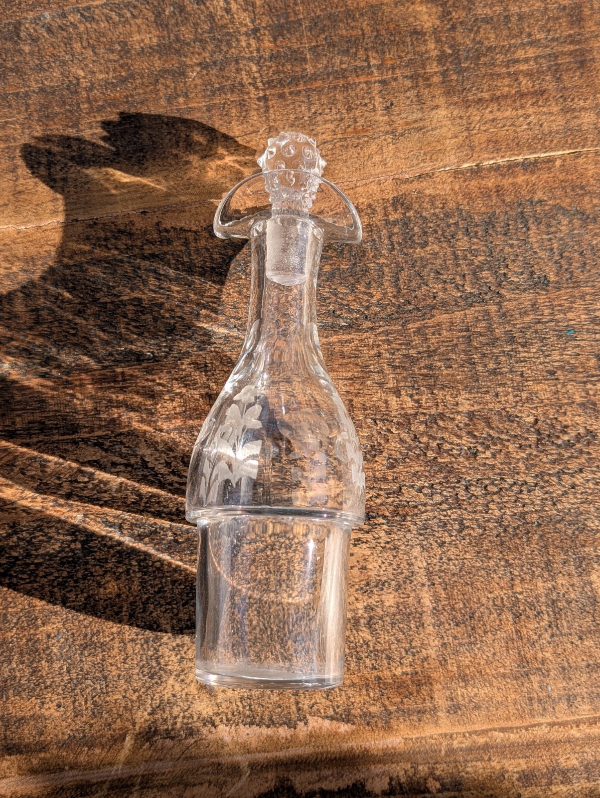 Antique Victorian Silverplate 7-piece Rotating Condiments Cruet Set w/Stoppers