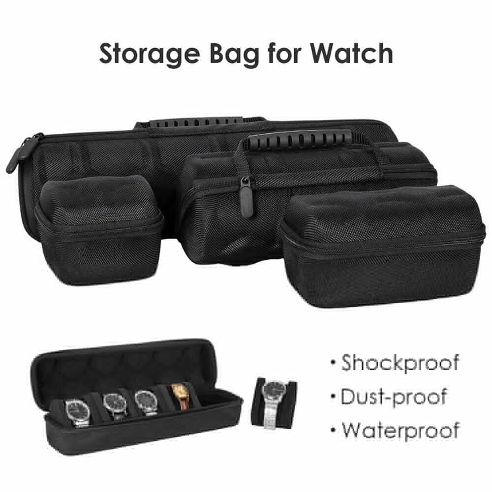 Portable Watch Storage Box Collector Travel Wrist Watch Organizer Case Holder**