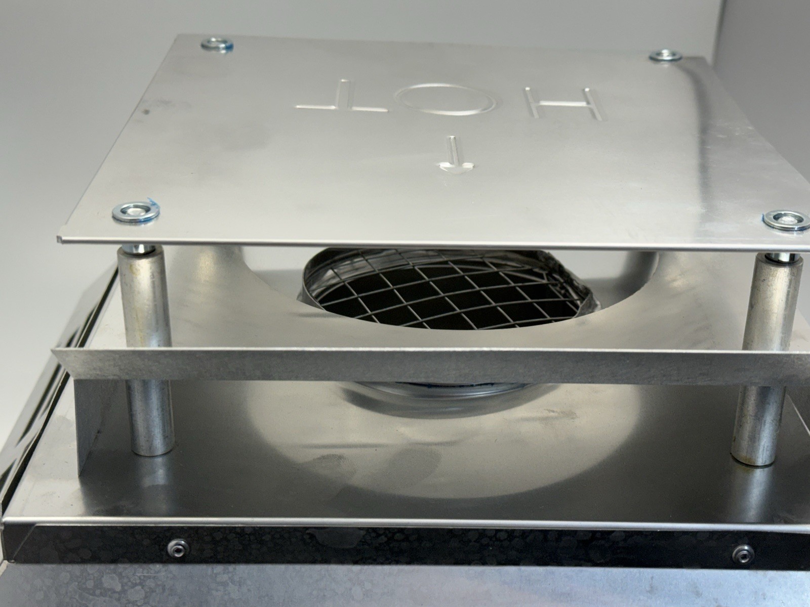 46DVA-HC Horizontal Square Stove Vent Horizontal Termination Cap 4" x 6 5/8"