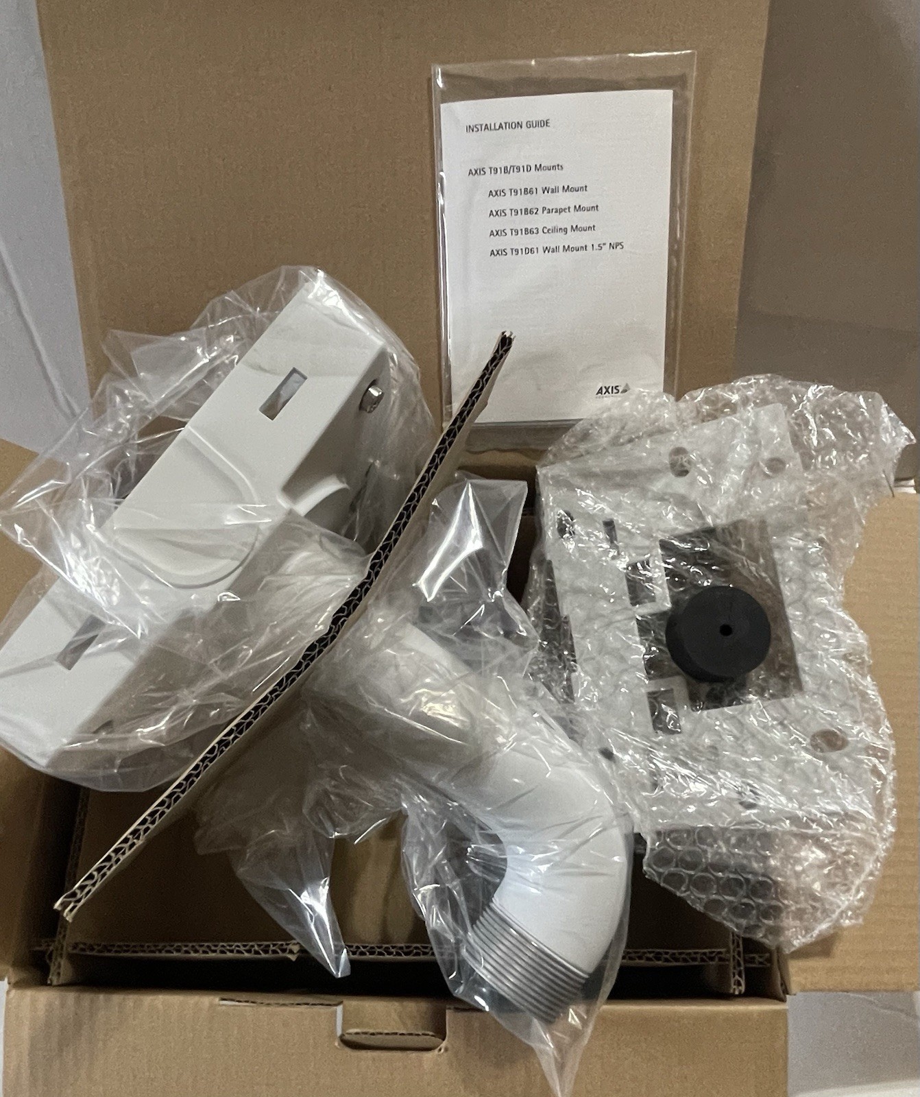 NEW Axis T91D61 Wall Mount for P & Q Series Fixed Dome, Network Cameras 5504-821