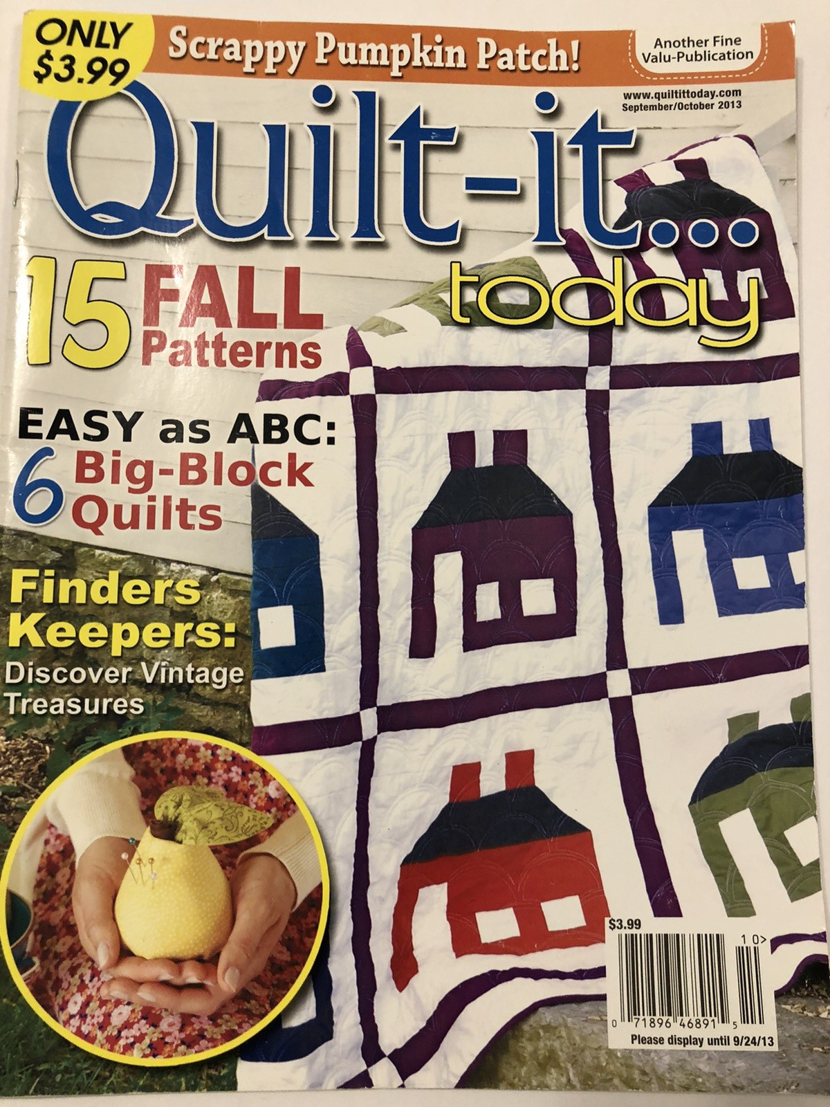 Using Scraps Quilting (Lot of 4) Various Quilting Magazines/Manuals- 2011-2013
