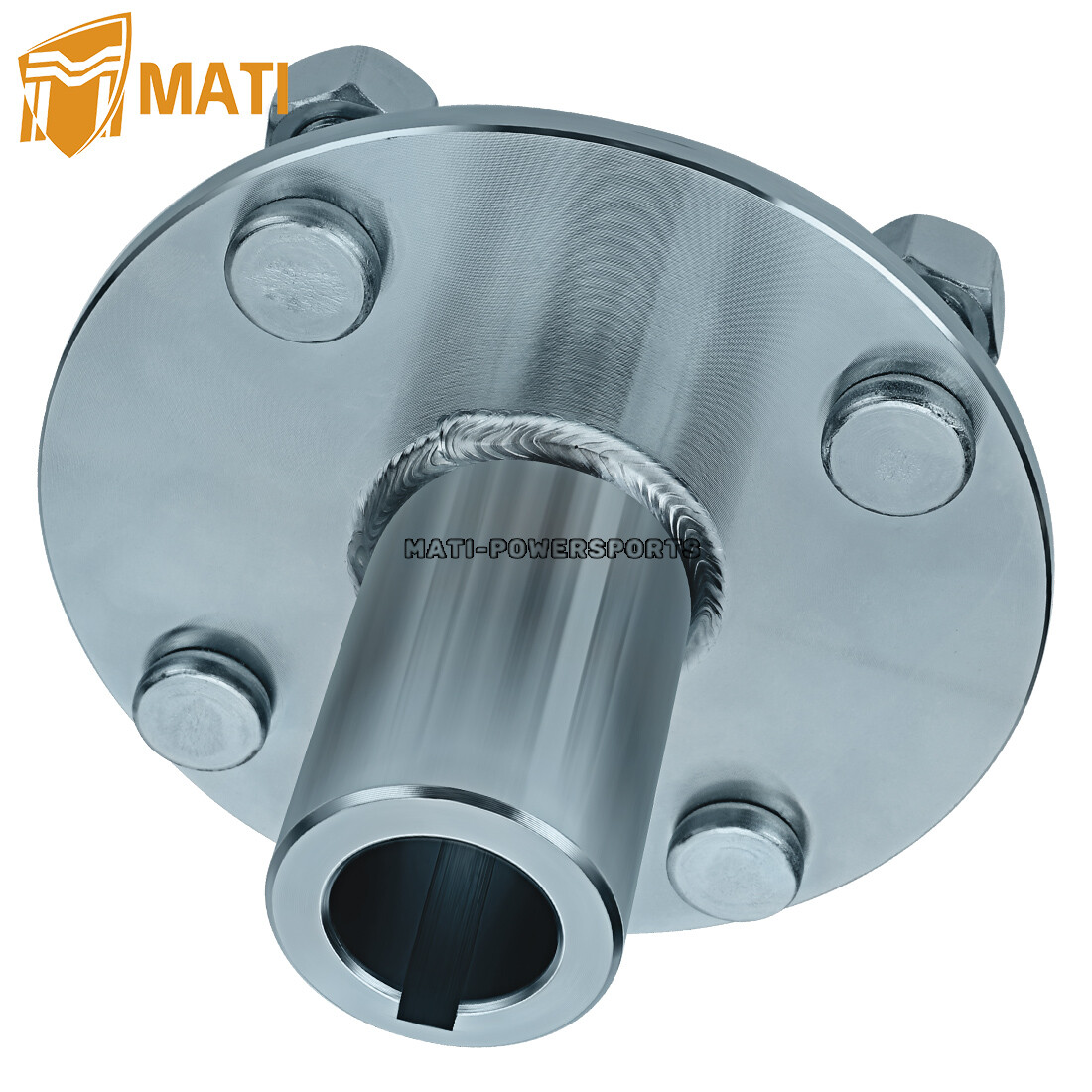 4 Lug 1" Live Axle Adapter Hub for Go Kart Cart ATV Quad Trailer - 4" x 4"