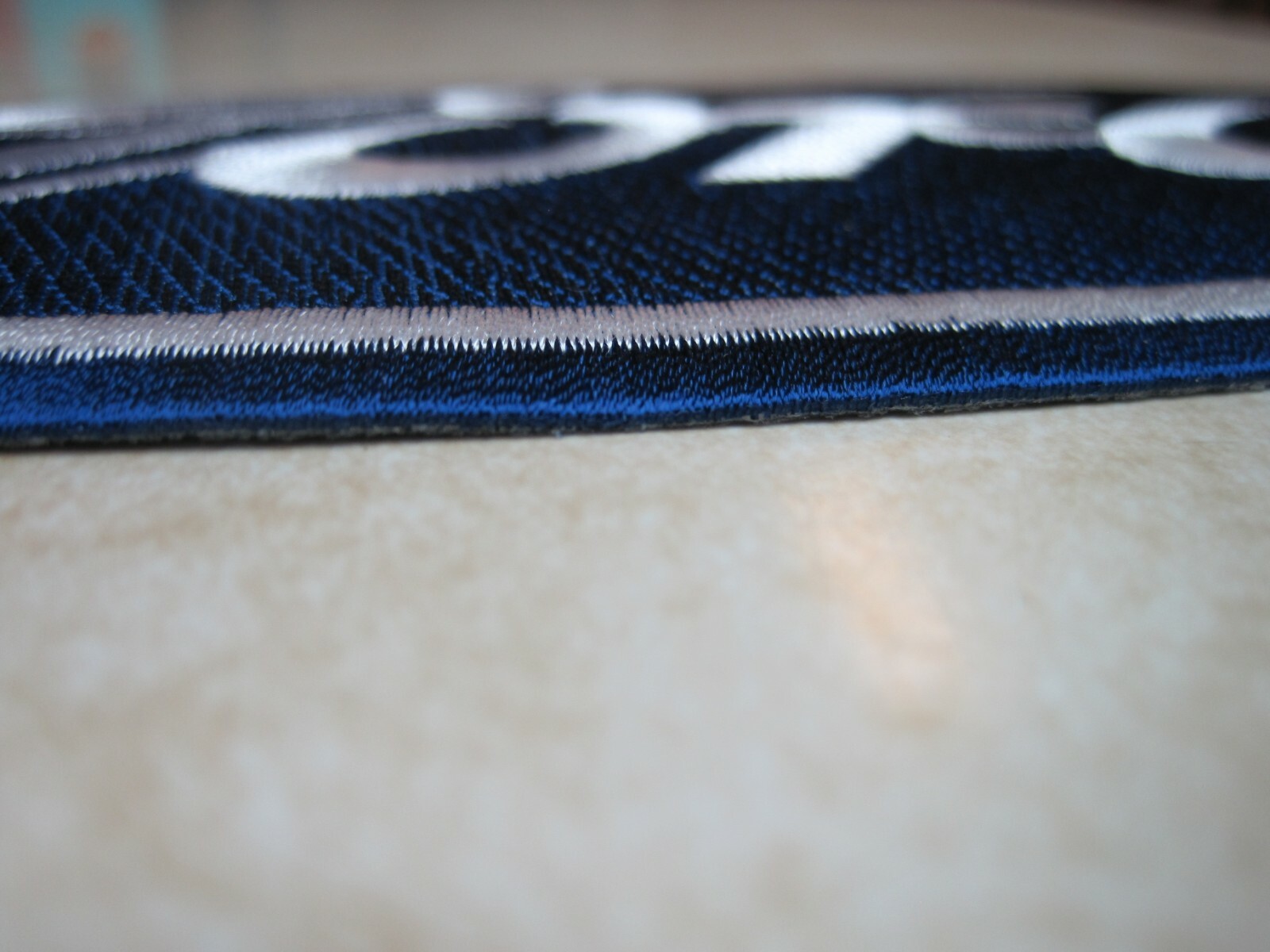 FORD LARGE CLOTH PATCH BACK SIZE BLUE IRON ON / SEW ON HOT ROD RACING! F150 F250