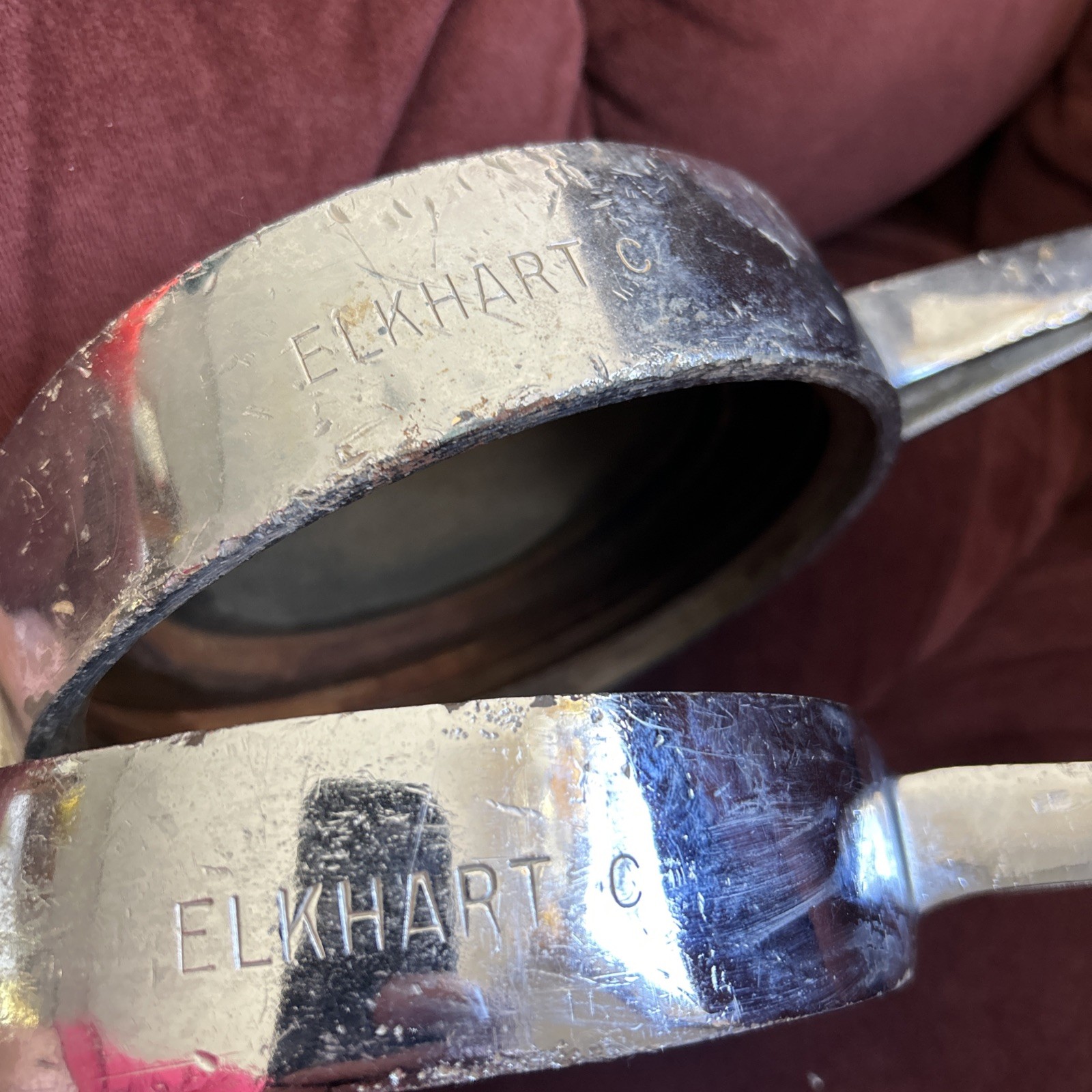 Fire Engine Intake Winged Lugs Cap Elkhart Brass Price For Both! Free Shipping!