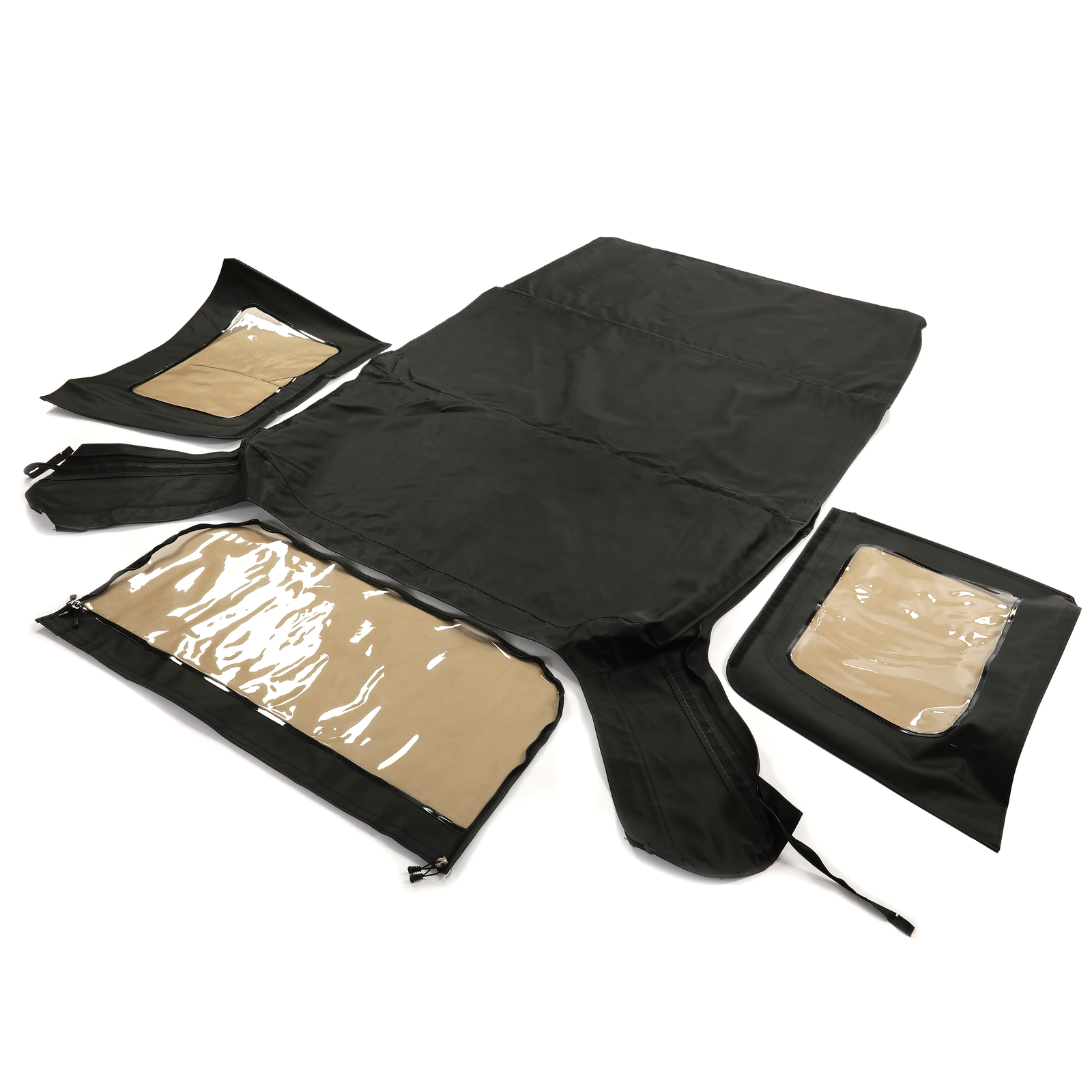 REPLACEMENT BLACK SOFT TOP W/ WINDOWS 9085235 FOR 10-18 JEEP WRANGLER UNLIMITED