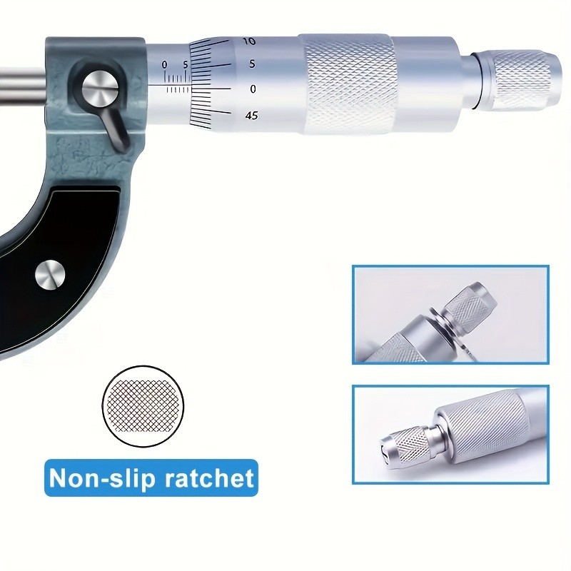 Micrometer Caliper - 0-25mm, 0.01mm Precision for Accurate Measurement
