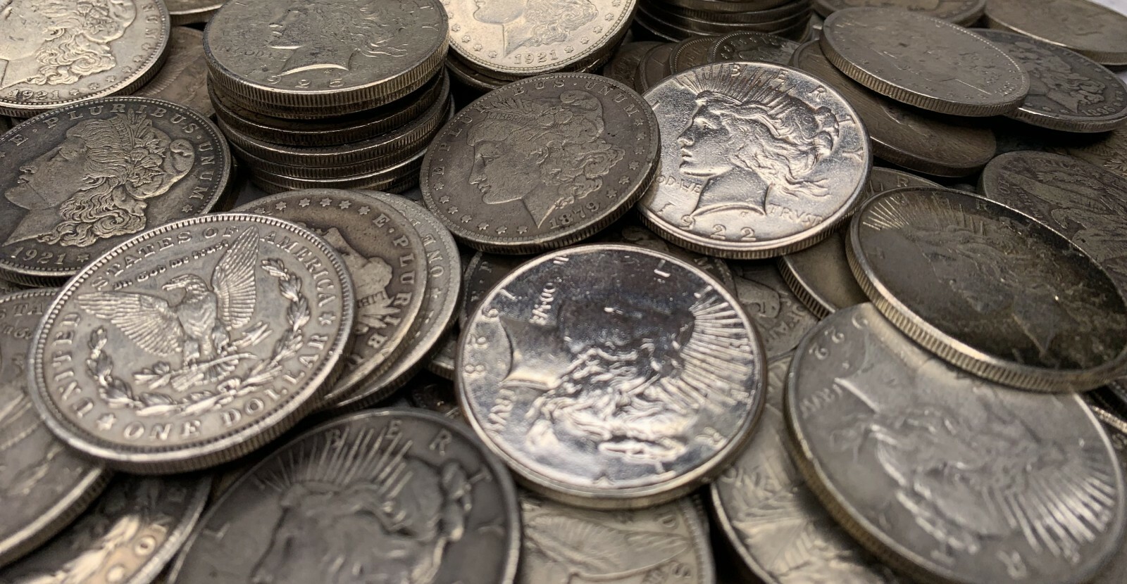 Silver Morgan and Peace Dollar Culls 1878-1935 Random Lot of 20