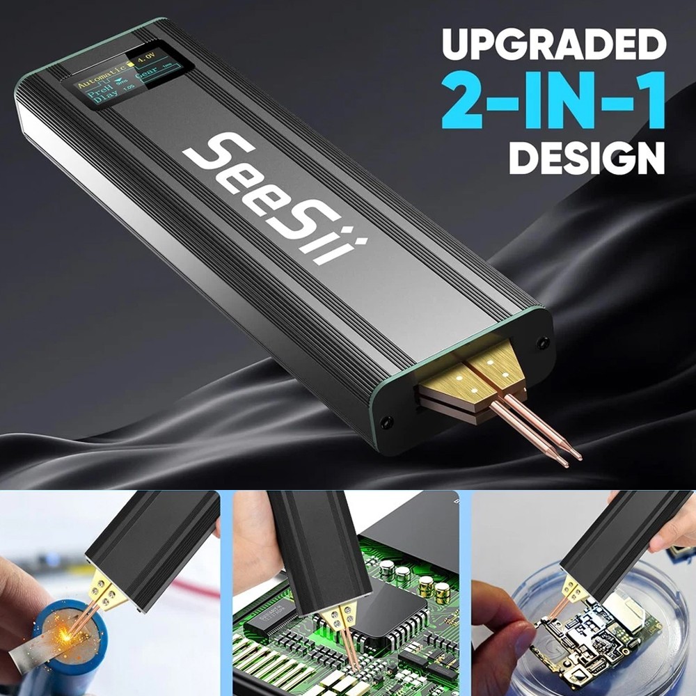 5000mAh Portable Spot Welder LCD Screen 80 Gear Adjustable DIY fr 18650 26650