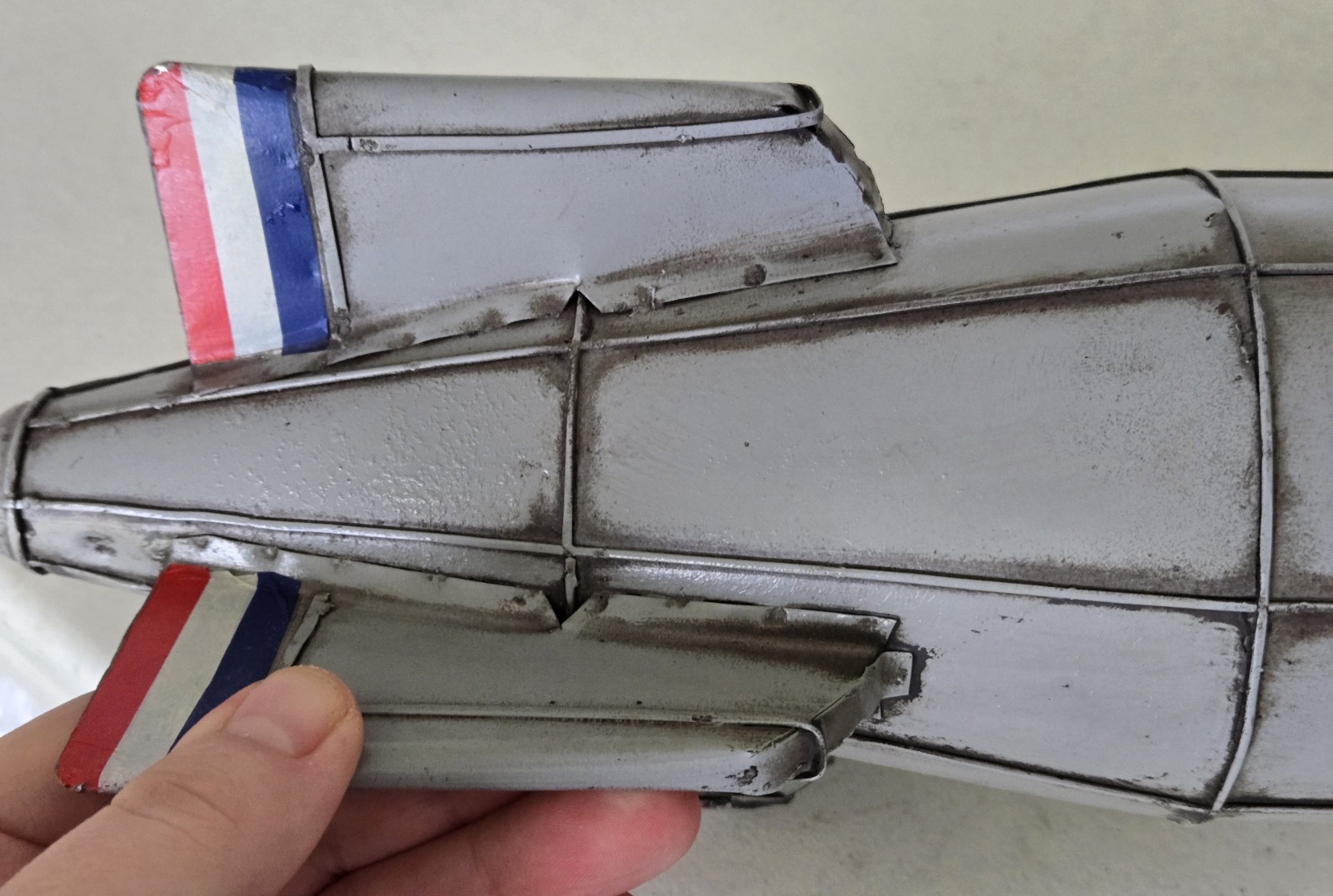 WWII 26" U.S. Navy L-2 Metal Model Hanging Blimp Airship Toy