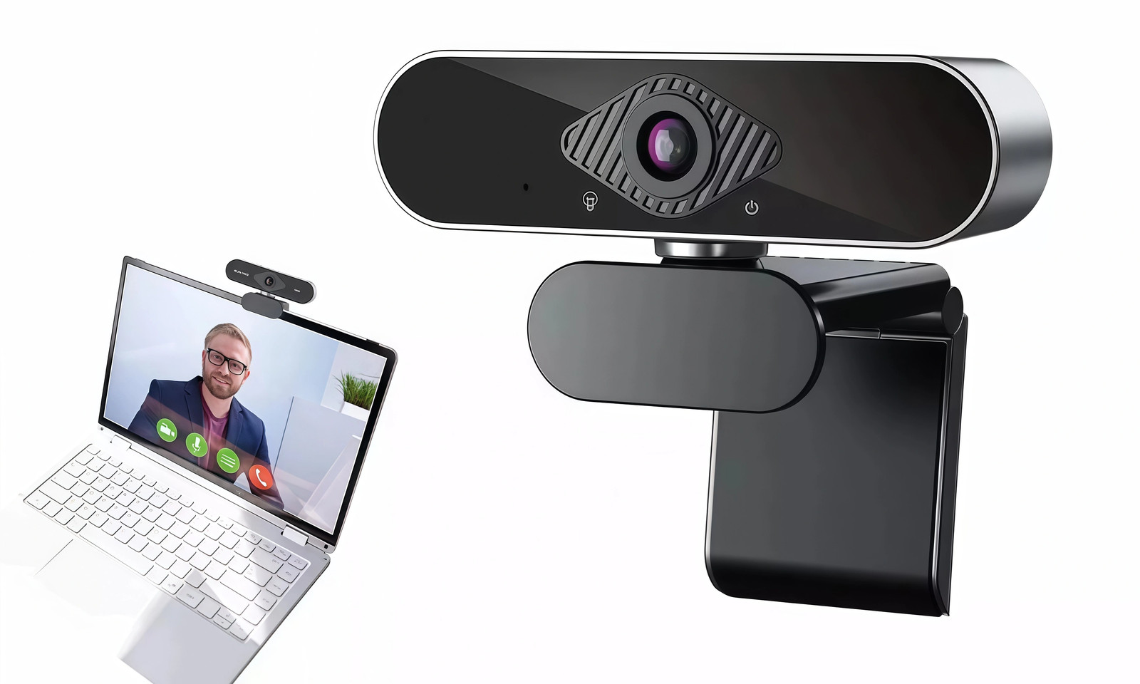 1080P Full HD USB Webcam for PC Desktop Laptop Web Camera with Microphone US