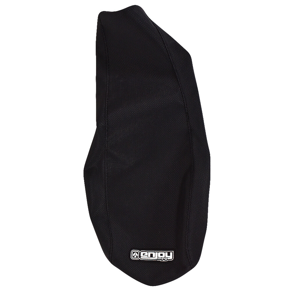 Can Am Ds 70 - 90 GRIPPER Seat Cover 2008 - 2022 ALL BLACK STD LOGO #259