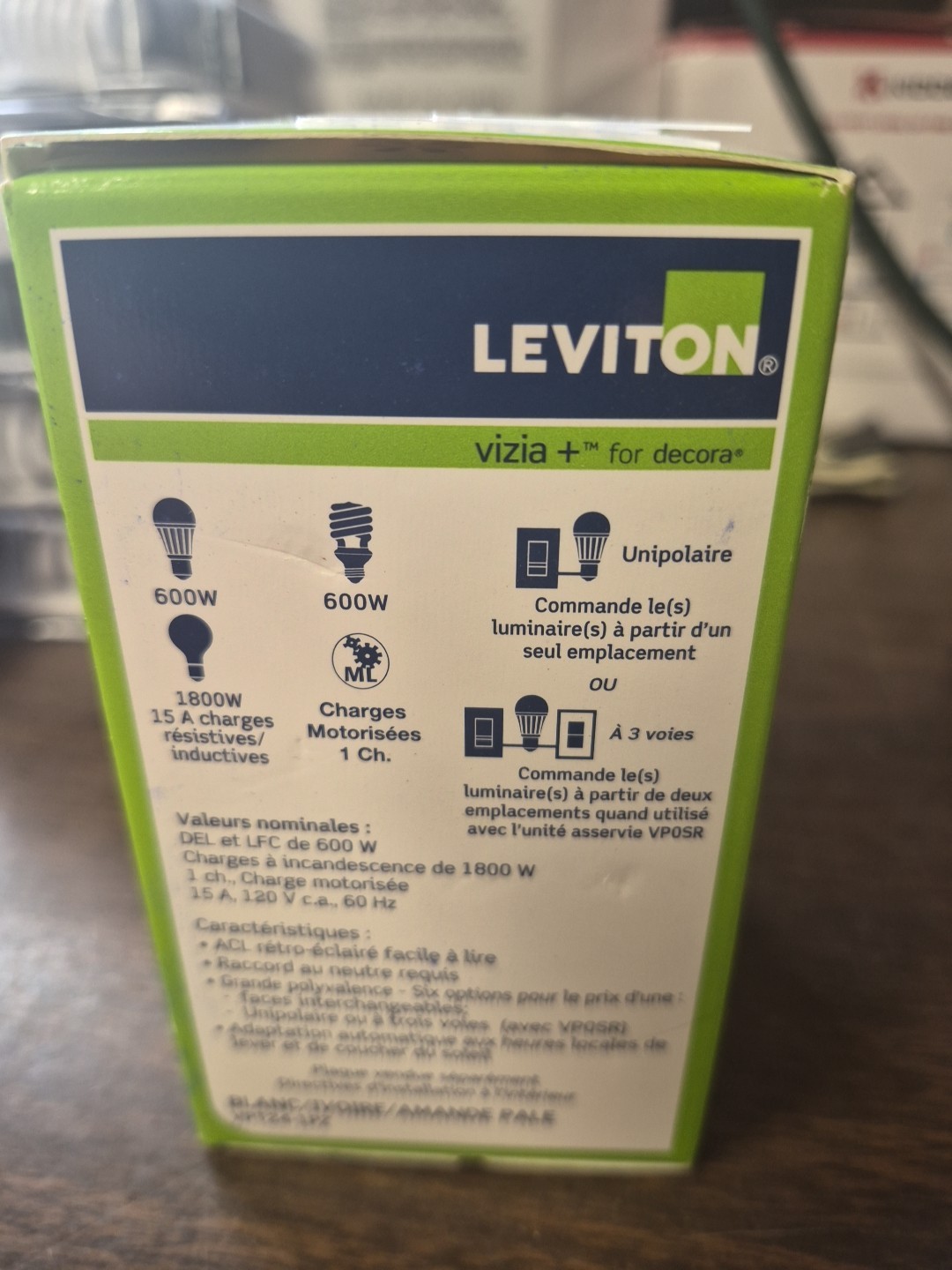LEVITON VPT24-1PZ Decora 24-Hour Programmable Timer Switch