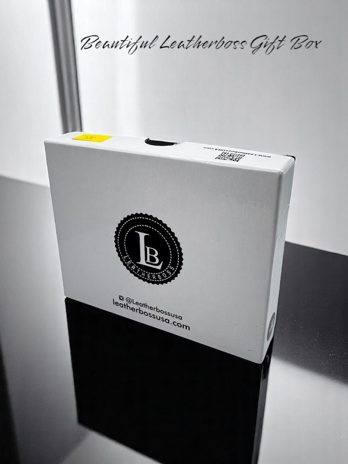 Leatherboss Mens RFID Blocking Hunter Leather Credit Card ID Trifold Wallet