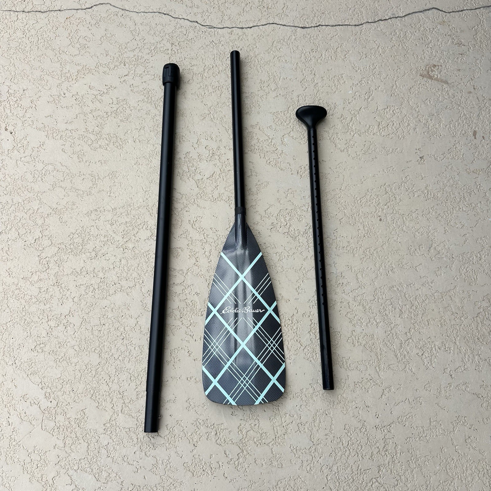 3-Piece Adjustable SUP Paddle –Lightweight Floating Aluminum Shaft (Eddie Bauer)