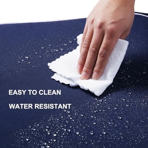 Outdoor Patio Chair Cushions Set of 2, Water Resistant Adirondack Navy Blue