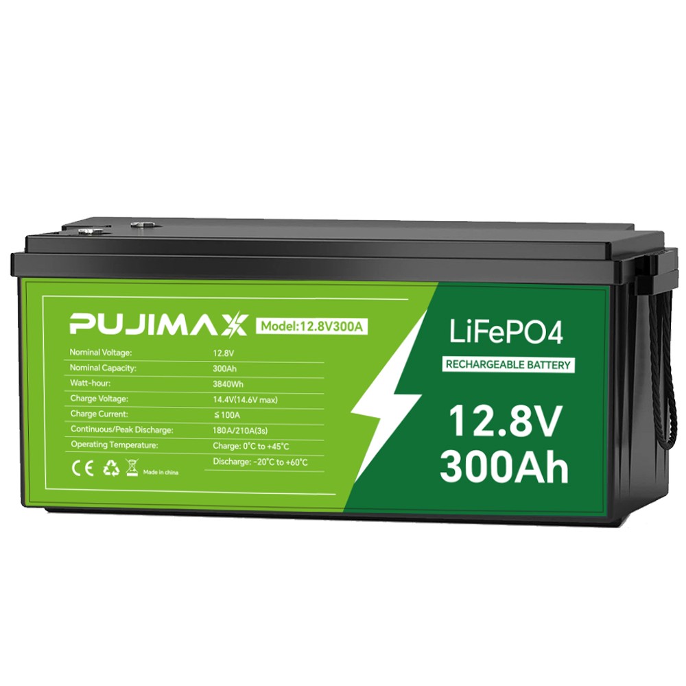 300AH 12V LiFePO4 Lithium Battery 15000 Deep Cycle BMS for Solar RV Off-grid NEW