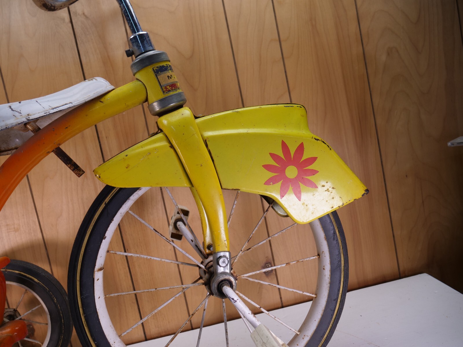 Vintage 1960s Murray Flower Power Hippie Tricycle Excellent Ridable Condition