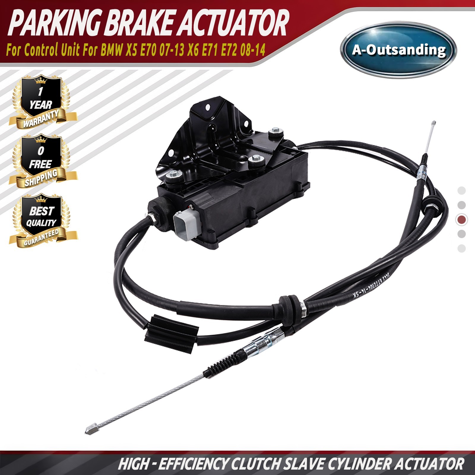 Parking Brake Actuator with Control Unit For BMW X5 E70 07-13 X6 E71 E72 08-14