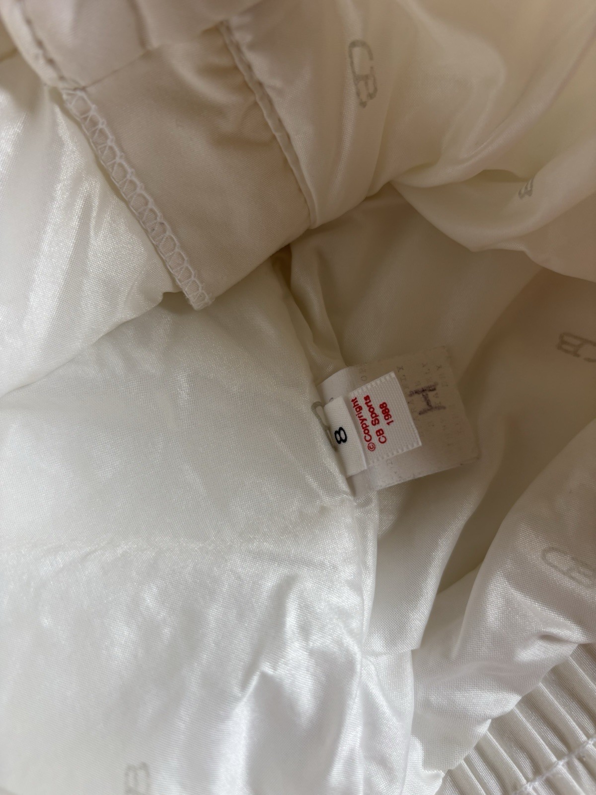 CB Sports Womens Ski Snow Pants Size 8 White Insulated Winter