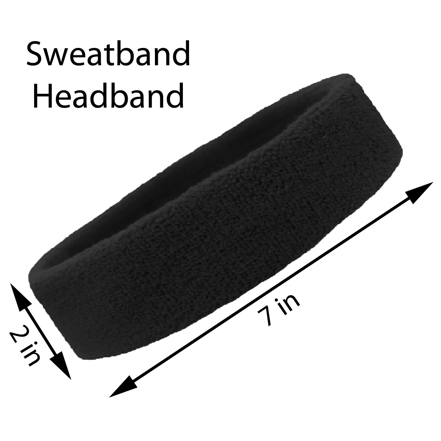 Sweatband Set Exercise Headband Wristbands Workout Head Wrist Sweat Band