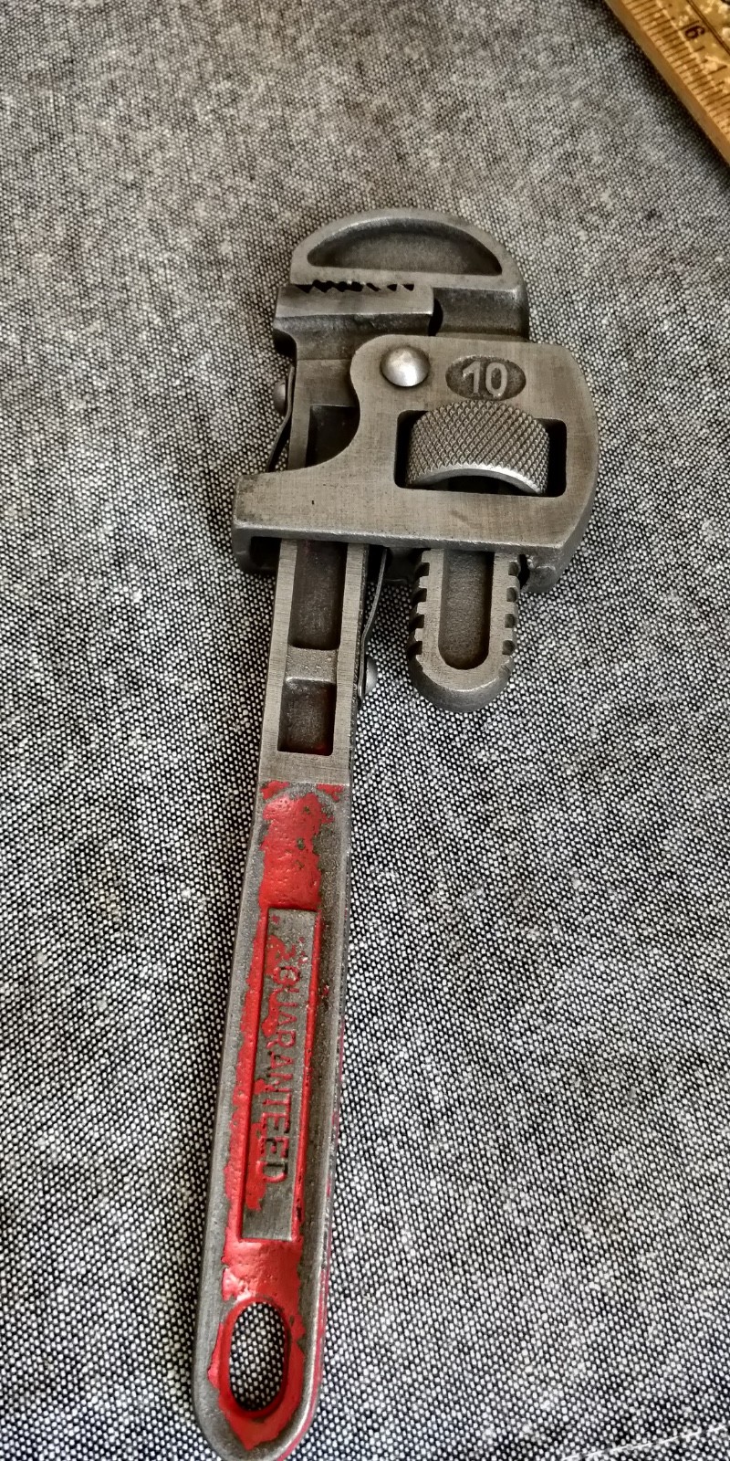 3 vintage German Made Pipe Wrenches