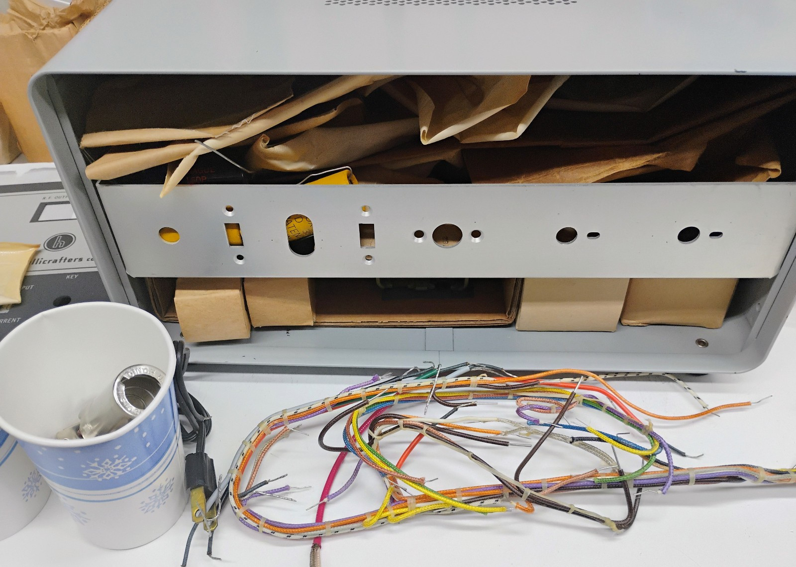 UNBUILT Halli-Kit HT-40K Transmitter. Rare, Vintage Hallicrafters Unbuilt Kit.