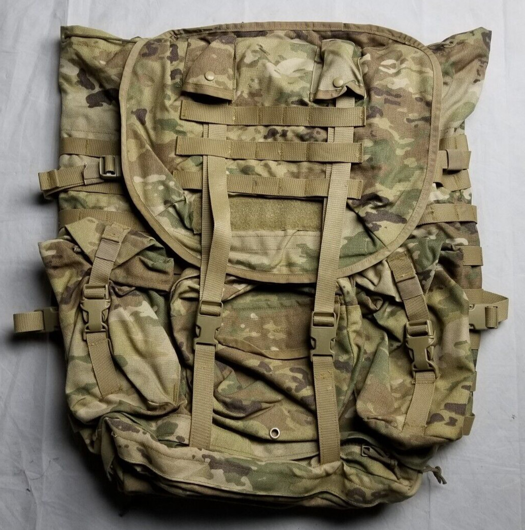 USGI MILITARY MOLLE 4000 Large Rucksack US Army OCP / Multicam PACK ONLY USED