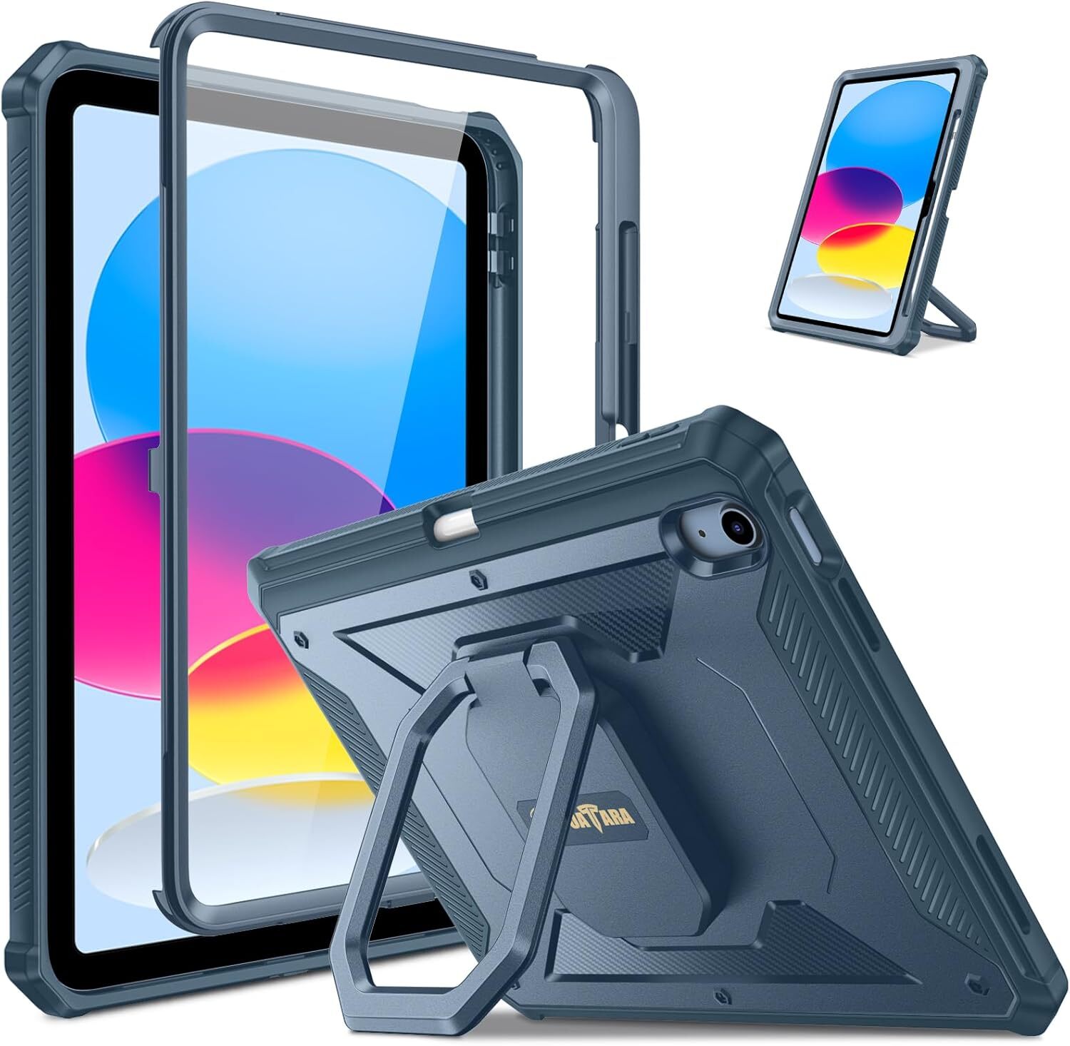 Case for iPad (A16) 11th Gen 11 Inch (2025) Rugged Cover with Screen Protector