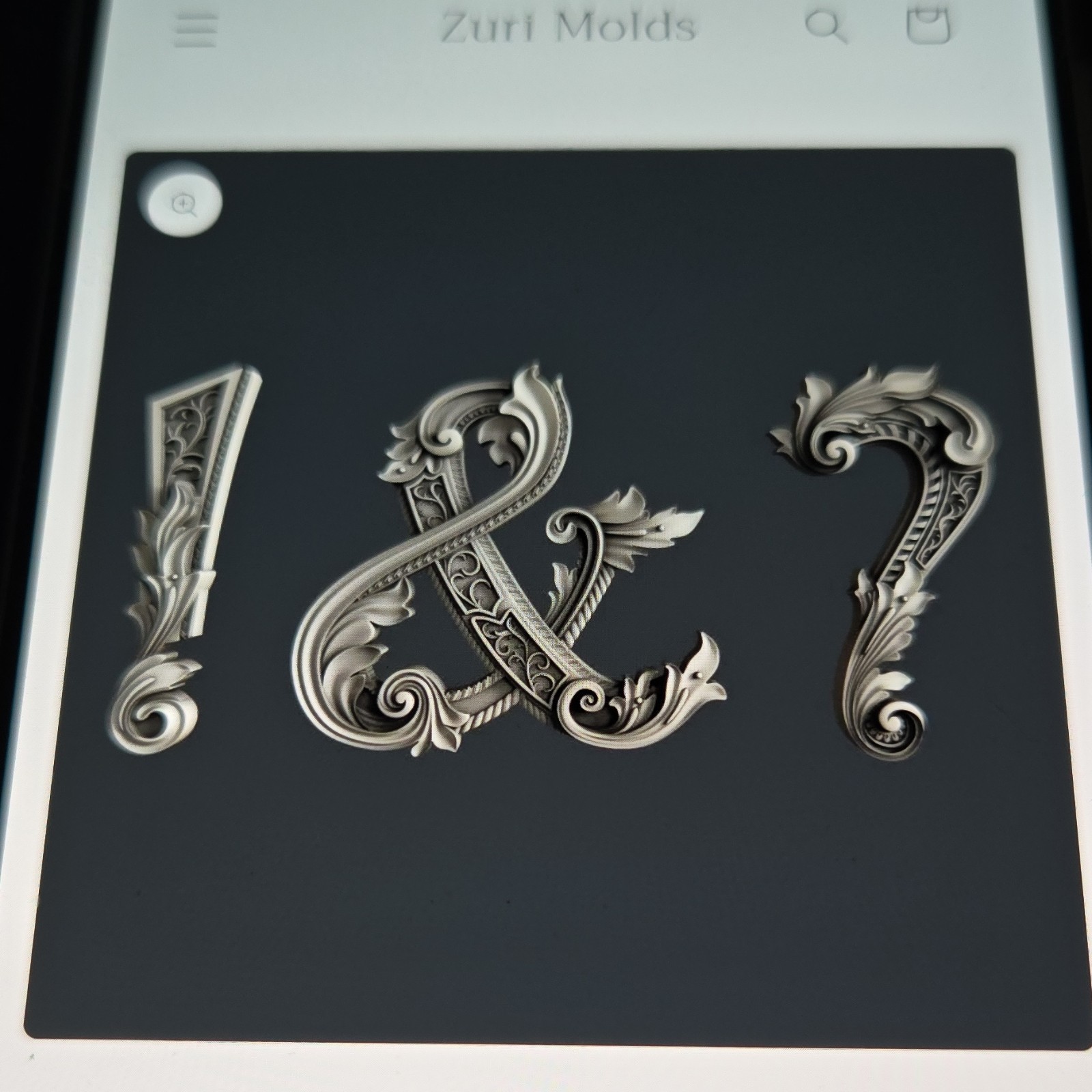 Zuri All Things Medley Collection set Mold 12345 67890 Fancy Symbols