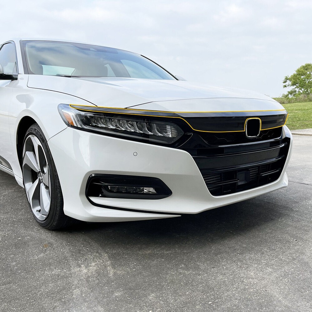Chrome Delete Blackout Overlay for 2018-20 Honda Accord Front Grill Trim