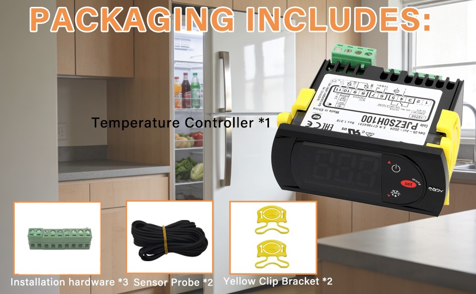 NEW For Carel Digital Temperature Controller PJEZS0H100 For Avantco 17815350