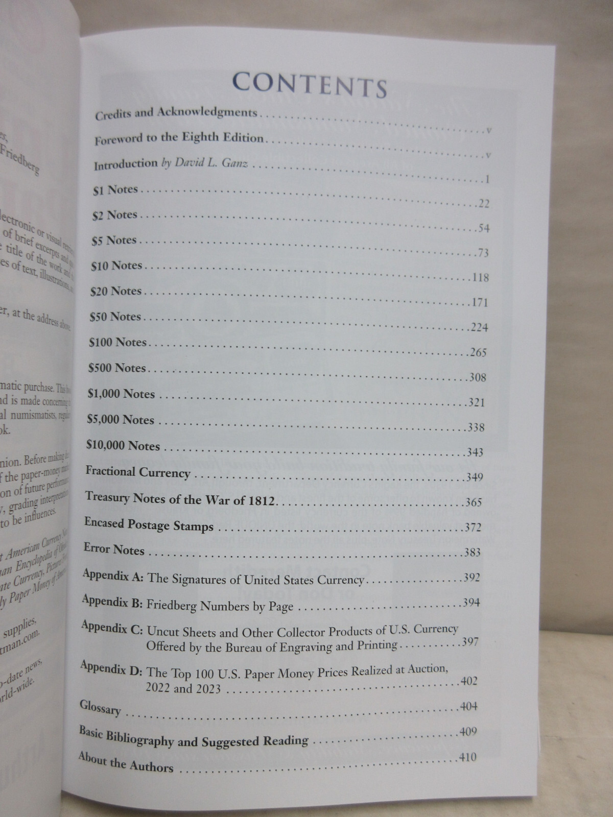 A Guide Book of United States Paper Money 8th Edition Red Book Series Friedberg