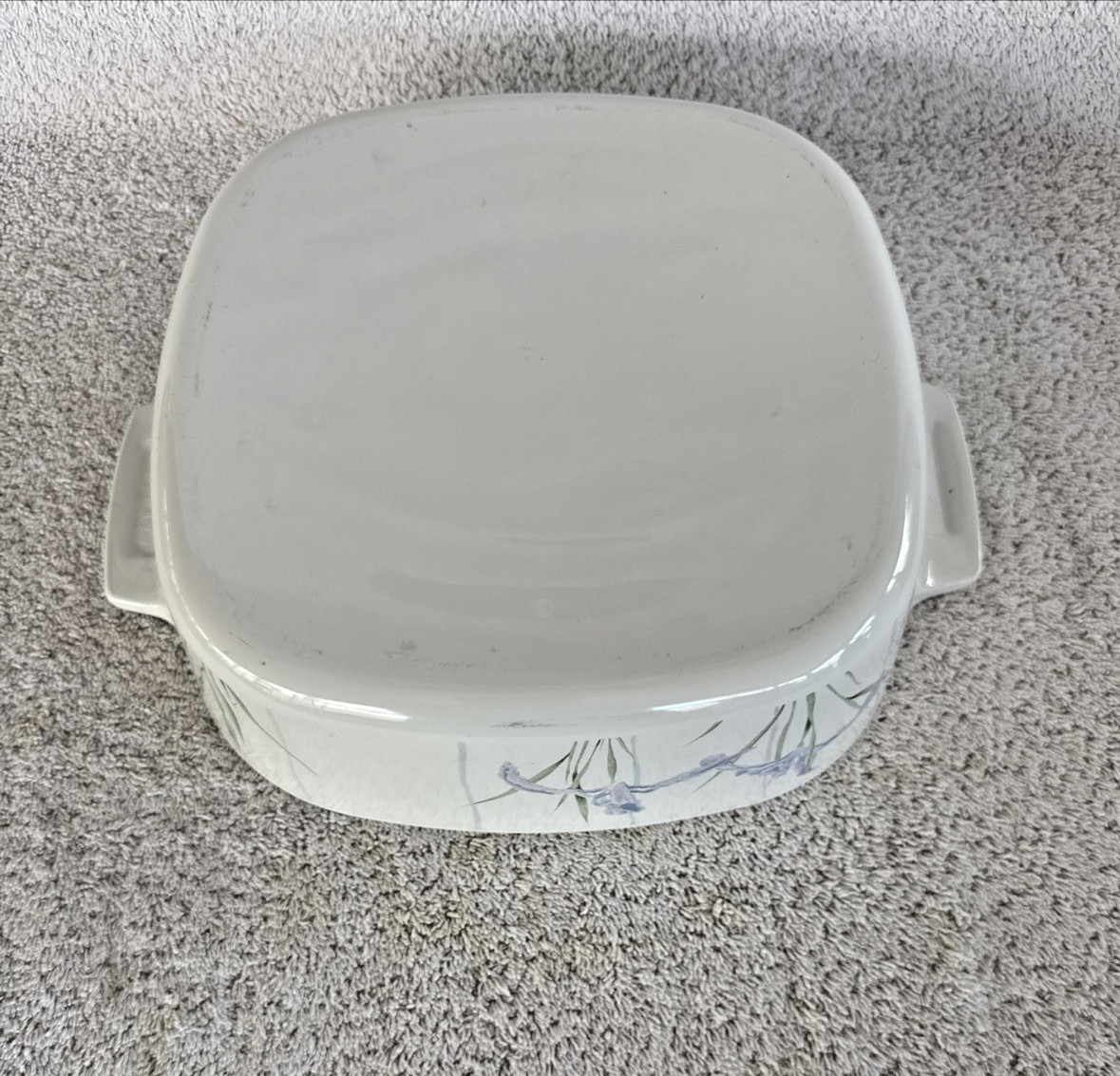 Corning Ware Shadow Iris Casserole Dish 2 Liter A-2-B Pyrex 2 Quart No Lid