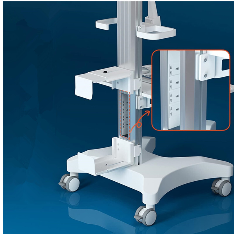 110V Medical Dental Lab Trolley Cart Intraoral Scanner Mobile Cart Clinic