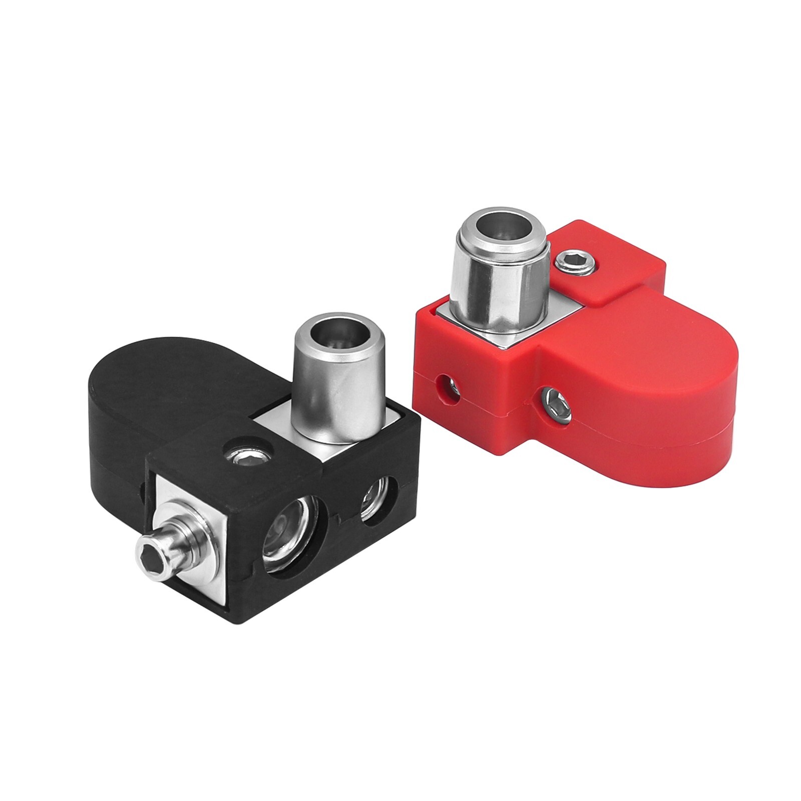 Recoil BTO Solid Brass Positive Negative Battery Terminals with Adaptor Collars