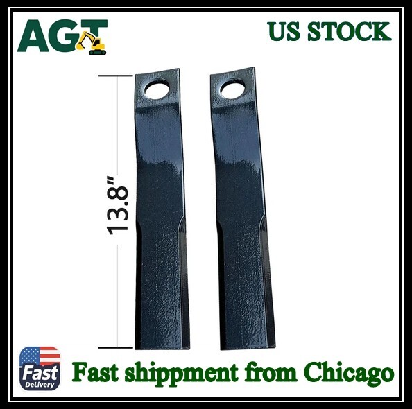 AGT-RC72 Skid Steer Brush Cutter Blades, 8mm Thick Steel, Free Shipping