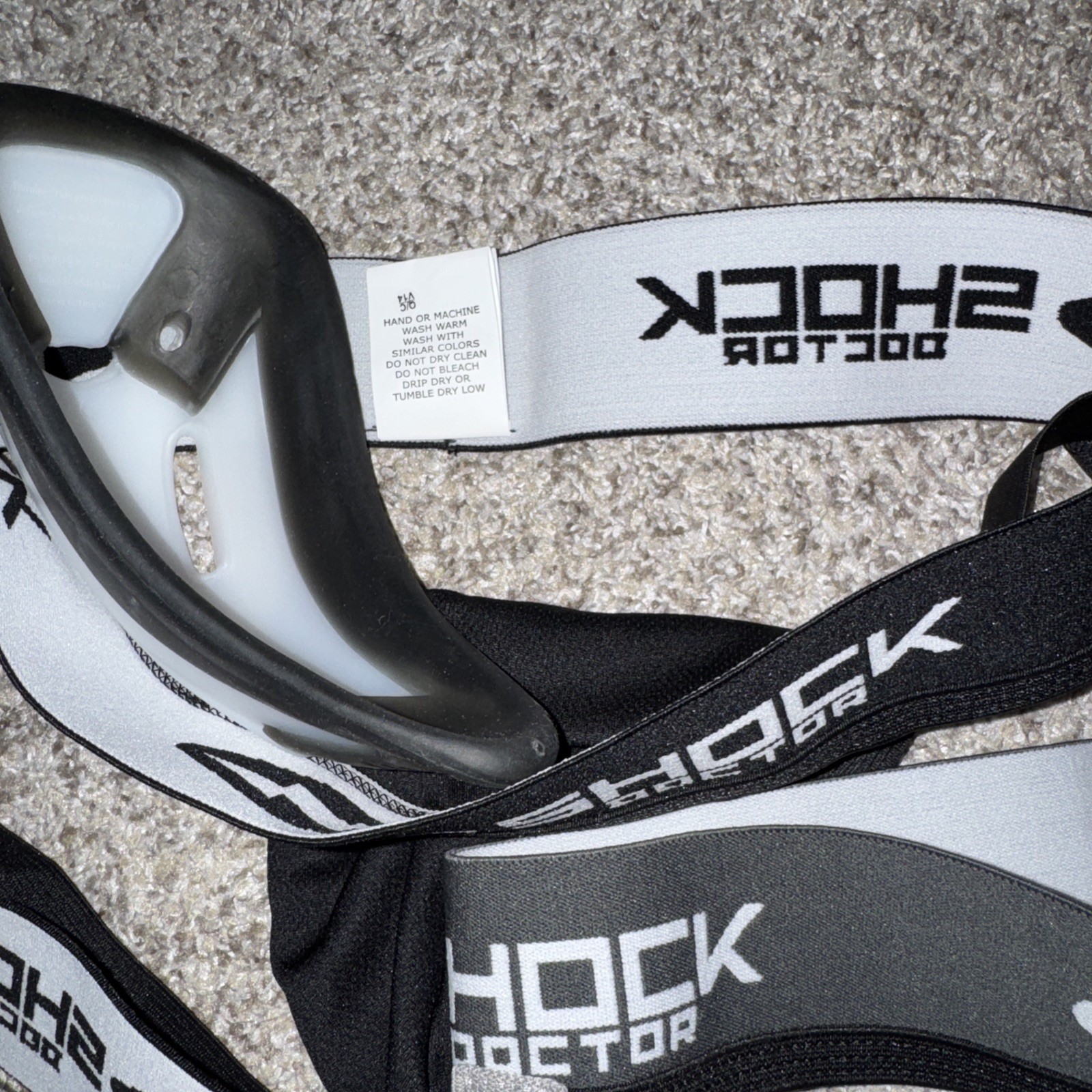 NEW MENS GROIN PROTECTION JOCKSTRAPS SUPPORTERS LOT 3 CUP L LOT SHOCK DOCTOR LG