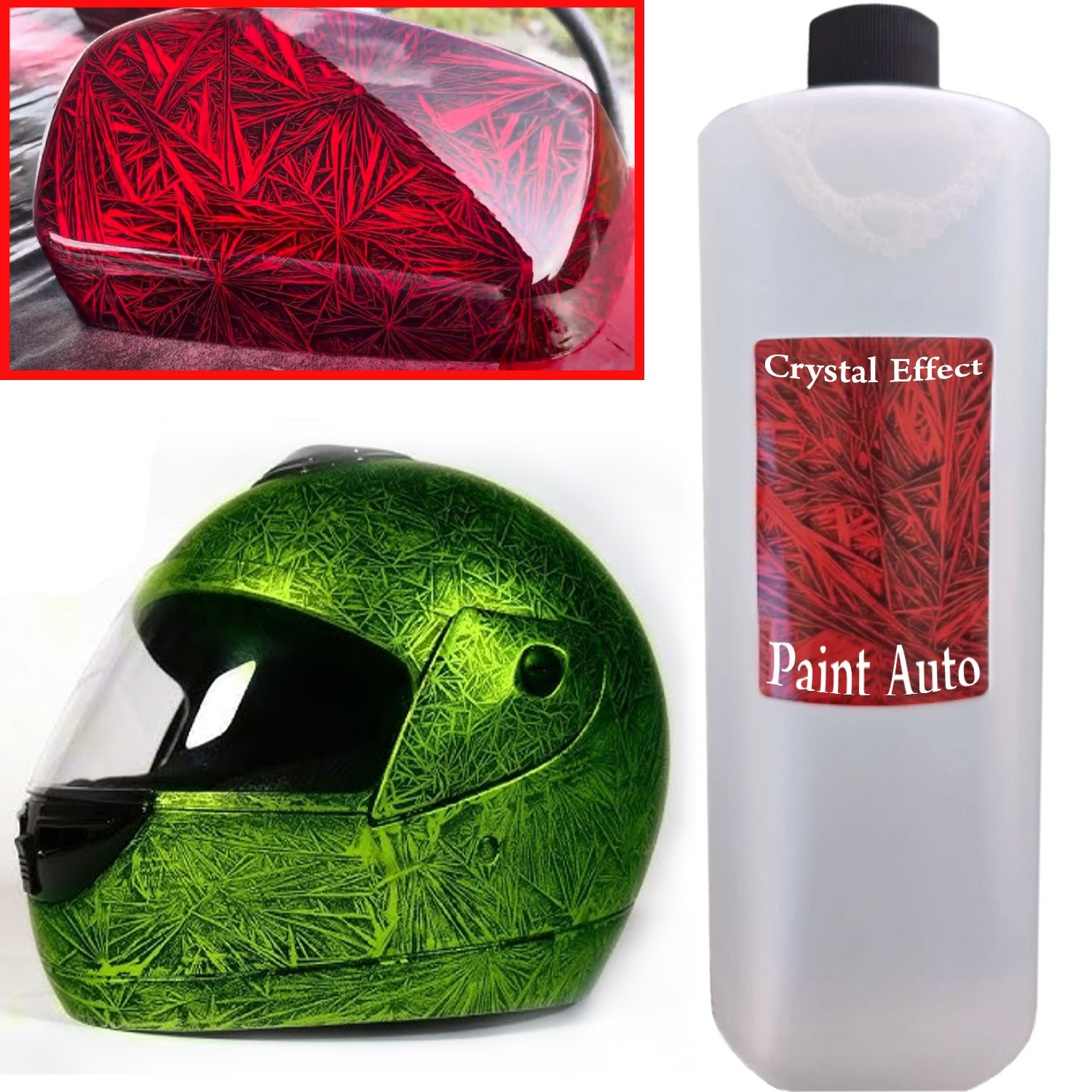 Crystal Effect Liquid Automotive Paint Finish Ready Use Gloss Spray Coating Craf