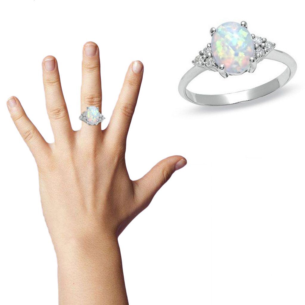 Natural Ethiopian Opal Stone 925 Sterling Silver Handmade Ring Wedding for Gift